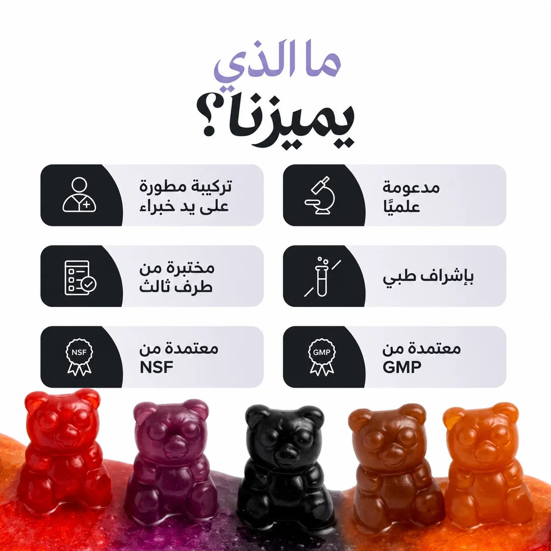 علكات المغنيسيوم للأطفال من Novomins